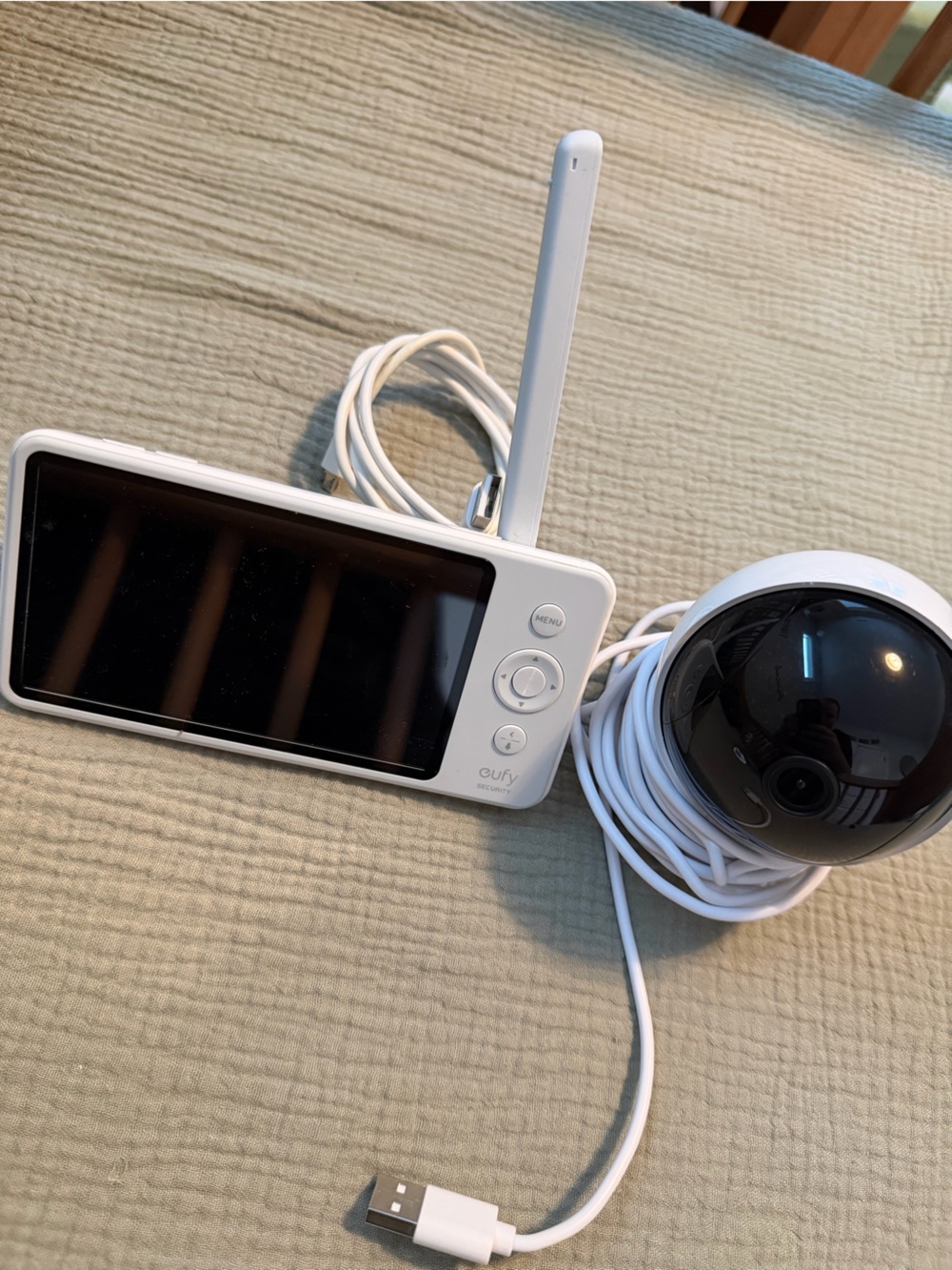 Digital Baby Monitor with Camera - White